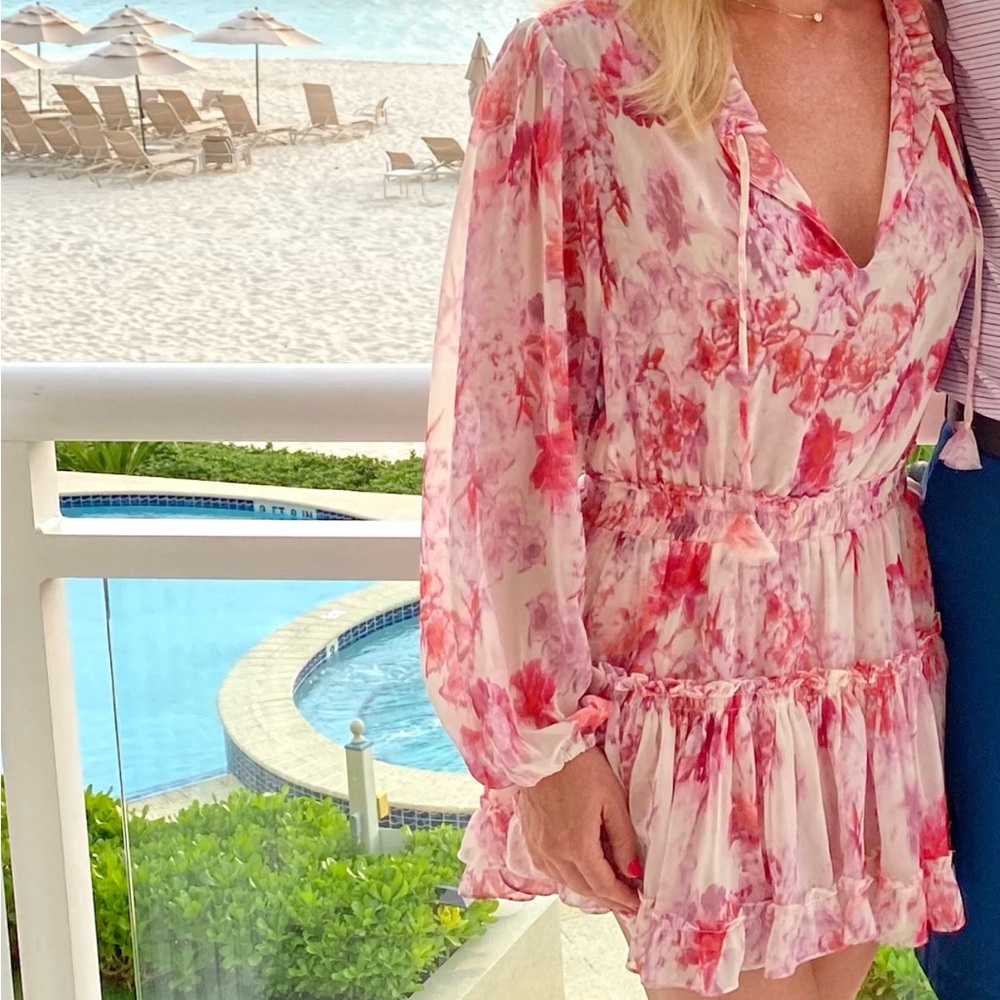 Misa Los Angeles Lorena Floral Mini Dress